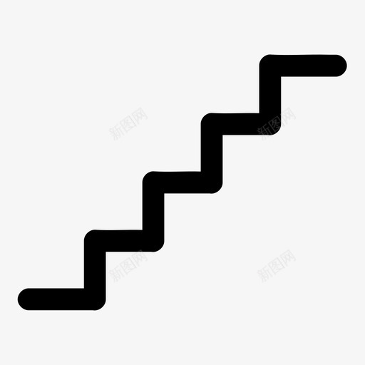 楼梯步行上楼图标svg_新图网 https://ixintu.com 上楼 上楼梯 下楼梯 加上 建筑粗体 忽略 更多 标志 检查 楼梯 步行