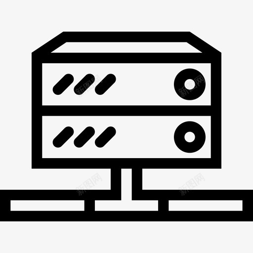 服务器blac计算机图标svg_新图网 https://ixintu.com blac kwhite 保护 图像 数据 服务器 端口 计算机 计算机数据大纲