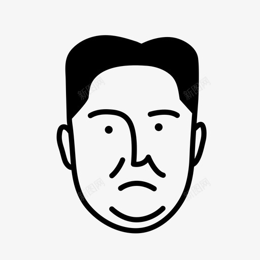 人物外貌性格图标svg_新图网 https://ixintu.com 人物 外貌 性格 感知 独裁者 用户 男人 脸