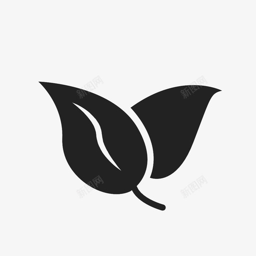 叶清洁精致图标svg_新图网 https://ixintu.com 叶 干燥 形成 植物 派 清洁 精致 花