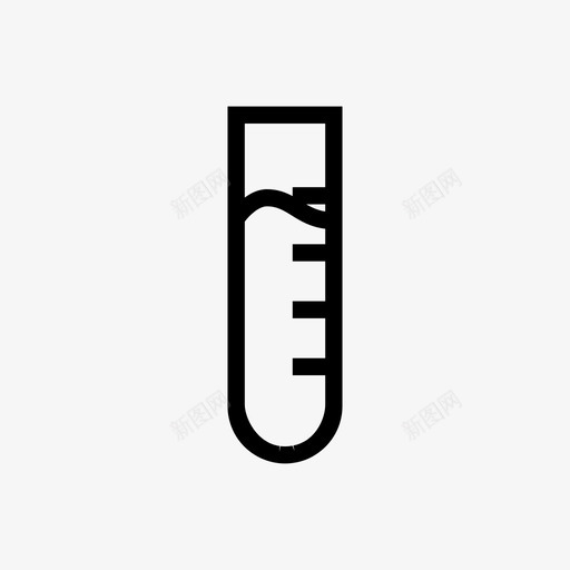 试管物体材料图标svg_新图网 https://ixintu.com 化学 实验 实验室 展示件 材料 烧杯 烧瓶 物体 物品 科学 试管