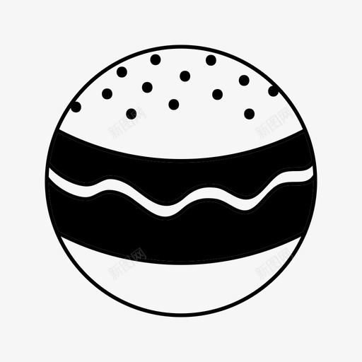 汉堡包子奶酪图标svg_新图网 https://ixintu.com 包子 圆形食品 奶酪 汉堡 洋葱 番茄酱 肉 食物