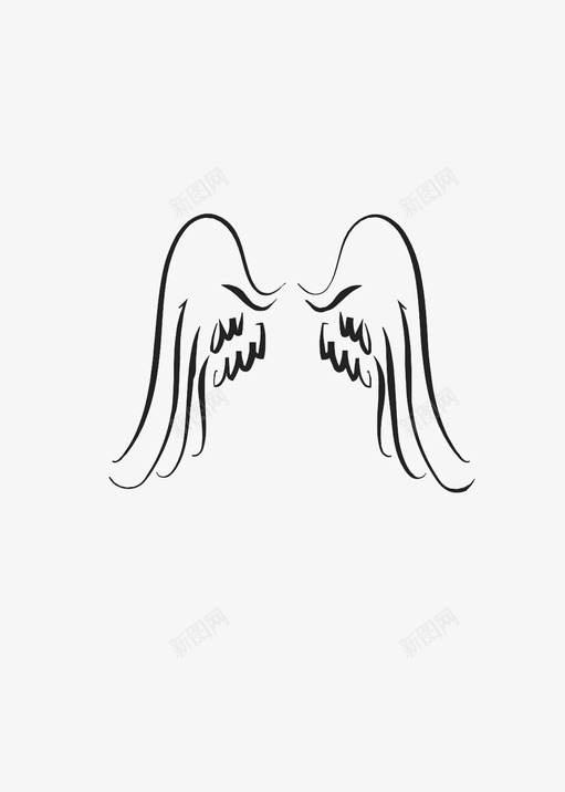 天使之翼开始继续图标svg_新图网 https://ixintu.com 图形 天使之翼 天堂 开始 打开 点击 祝福 神圣 继续