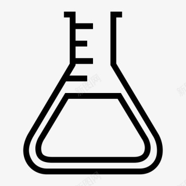 erlenmeyer烧瓶已售科学图标图标