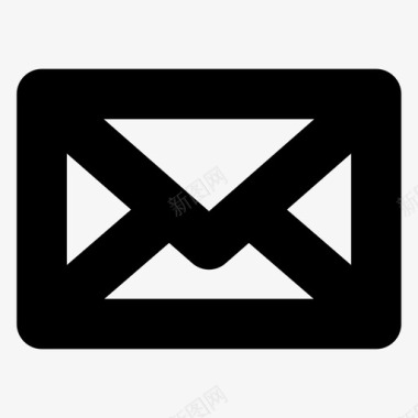 信封未读电子邮件邮资图标图标
