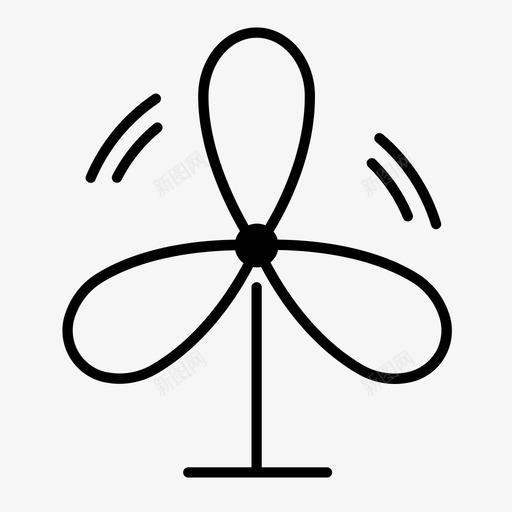 风扇展示件物品图标svg_新图网 https://ixintu.com 夏季 展示件 材料 热 物品 电风扇 空气 风扇