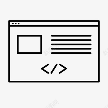 网页软件网络工作图标图标