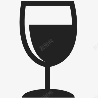 葡萄酒酒精啤酒图标图标