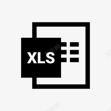 xls文件联合电子表格图标图标