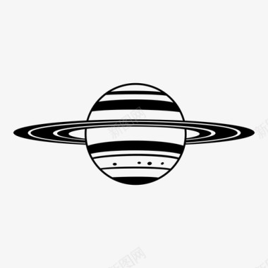 土星大气外太空图标图标
