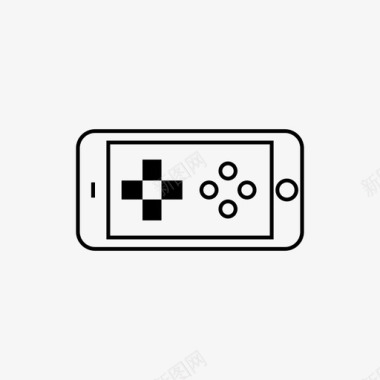 智能手机游戏控制器游戏图标图标