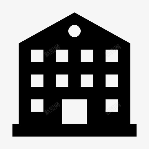 学校建筑教育和学校材料标图标svg_新图网 https://ixintu.com 学校建筑 教育和学校材料设计图标