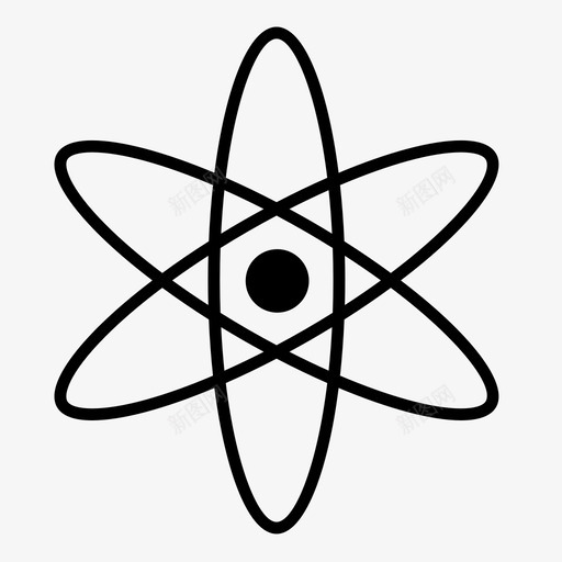 原子量子原子核图标svg_新图网 https://ixintu.com 不 元素 出售 化学 原子 原子核 持有 粗体 量子 黄金