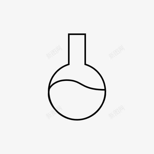 圆瓶对象材料图标svg_新图网 https://ixintu.com 化学 圆瓶 实验 实验室 对象 展示件 材料 烧杯 物品 科学 项目