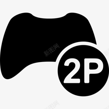 两人游戏界面符号电子游戏图标图标