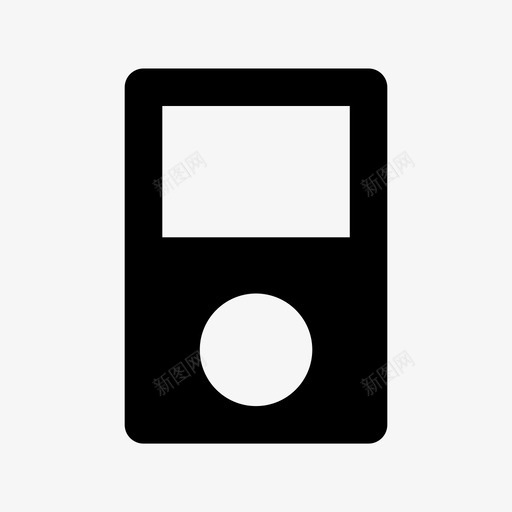 mp3播放器音乐播放器多媒体图标svg_新图网 https://ixintu.com ios设备 ipod mp3播放器 mp4播放器 听 多媒体 娱乐 科技材料设计图标 耳机 音乐播放器 音频