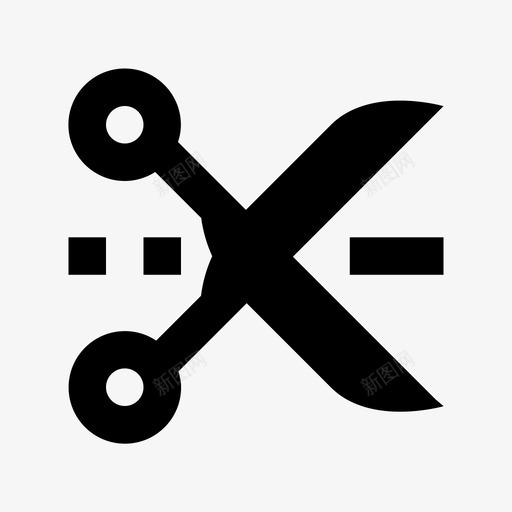 剪刀材料标图标svg_新图网 https://ixintu.com 剪刀 设计材料设计图标