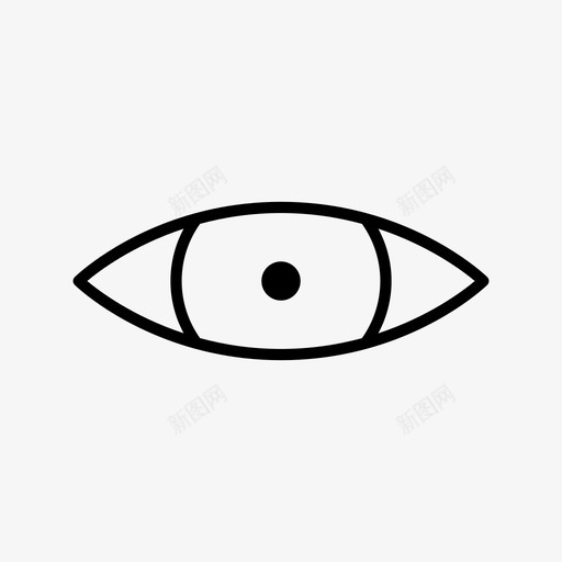 眼视看图标svg_新图网 https://ixintu.com 干燥 形成 放大 清洁 看 眼 眼睛 自闭症视觉工具 衣服 视 视觉