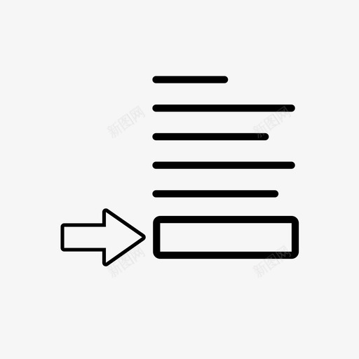 段落后空格对齐方式距离图标svg_新图网 https://ixintu.com 填充 对齐方式 文本 文本设计 格式 段落后空格 空间 组织 距离