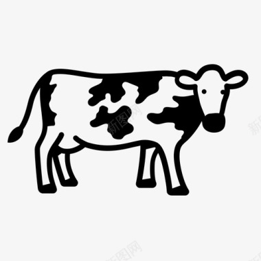 牛家畜代图标图标