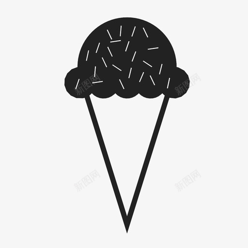 冰淇淋筒夏天加图标svg_新图网 https://ixintu.com 冰淇淋筒 冷 加 夏天 忽略 指示 检查 水果 热 甜 食物