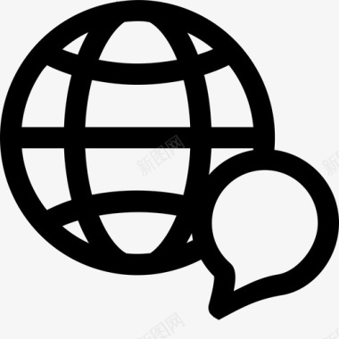 全球传播网络maudlin图标图标