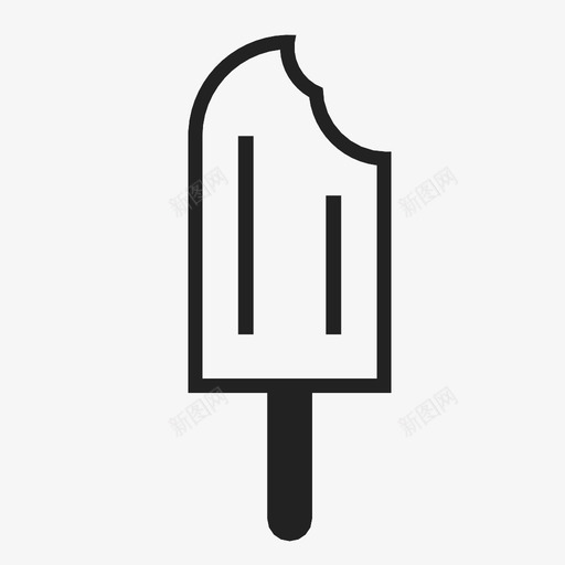冰淇淋夏天冰激凌图标svg_新图网 https://ixintu.com 冰淇淋 冰激凌 冰镇 冷冻酸奶 夏天 甜点 食物 香草