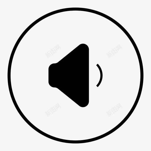 音量控制音乐音量音频按钮图标svg_新图网 https://ixintu.com 音乐音量音频按钮 音量控制