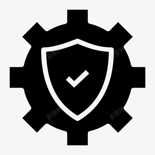 安全设置装备保护图标svg_新图网 https://ixintu.com 保护 安全设置 搜索引擎优化开发第二卷固体 网页 装备 防护