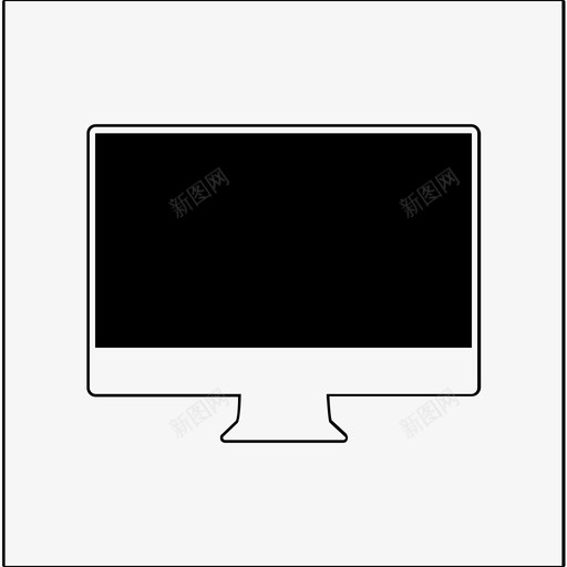 imac屏幕桌面显示器图标svg_新图网 https://ixintu.com imac 屏幕桌面显示器