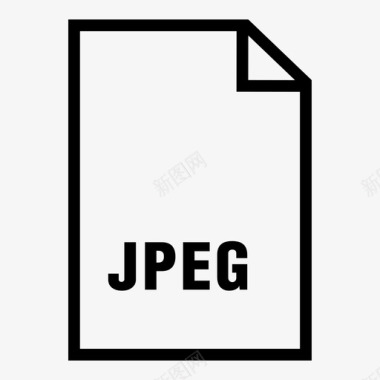 jpeg文件信号光栅文件图标图标