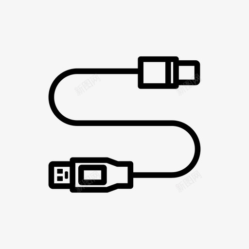 usb电缆端口无图标svg_新图网 https://ixintu.com usb电缆 保持 充电器 已售出 已连接的东西 无 电池 端口 粗体 金色