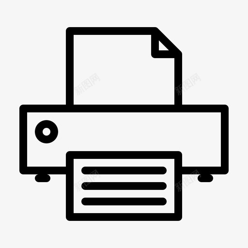 打印机可用性系统图标svg_新图网 https://ixintu.com 办公设备 可用性 惠普 打印机 操作系统 文档 界面 程序 系统 纸张 软件 页面