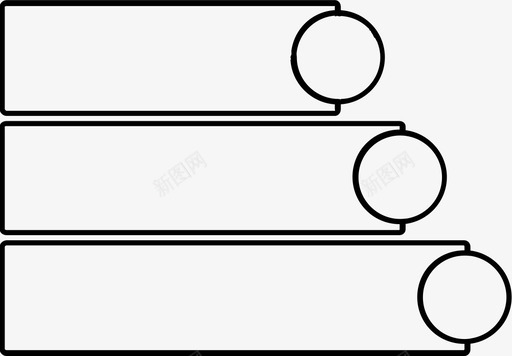 层次结构下级步骤图标图标