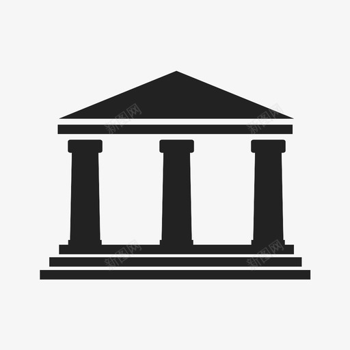 法律标志纪念碑图标svg_新图网 https://ixintu.com 删减 建筑 律师 指示 支票 标志 法庭 法律 添加 纪念碑