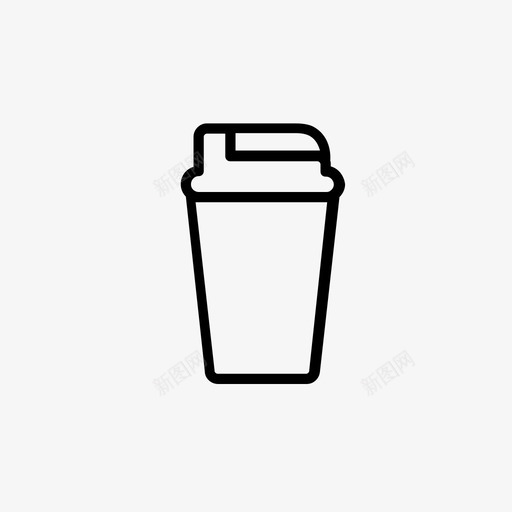 蛋白奶昔饮料1图标svg_新图网 https://ixintu.com 蛋白奶昔 饮料1