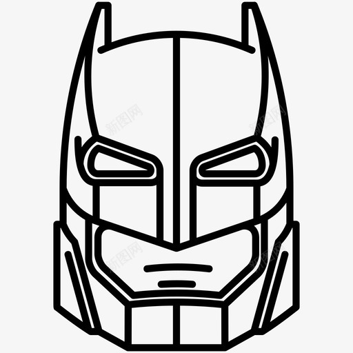 蝙蝠侠玩具游戏展示品图标svg_新图网 https://ixintu.com 华盛顿特区漫画 哥德姆 展示品 布鲁斯韦恩 材料 物体 物品 玩具游戏 电影 蝙蝠侠 装甲服