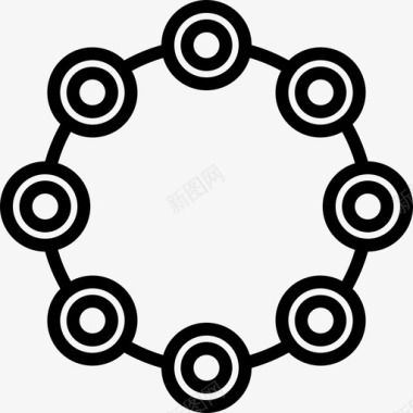 圆形圆形轮廓界面圆形符号形状seopack图标图标