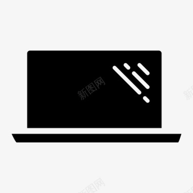手提电脑个人电脑笔记本电脑图标图标