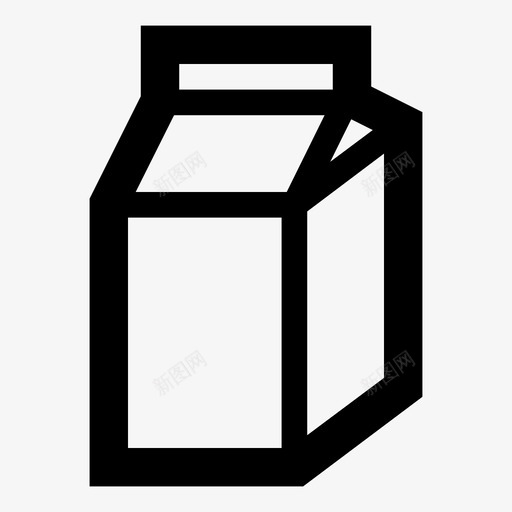 牛奶无奶制品图标svg_新图网 https://ixintu.com bold gold hold 奶制品 已售 无 有用图标食品饮料 牛奶 牛奶包装 牛奶盒