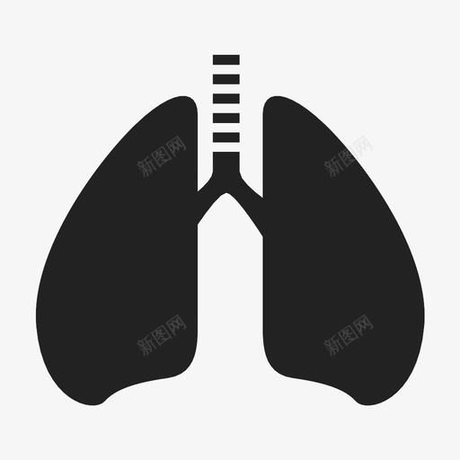 肺派伤痛图标svg_新图网 https://ixintu.com 伤痛 健康 呼吸 放大 派 灵感 肺 身体 酸 黏液