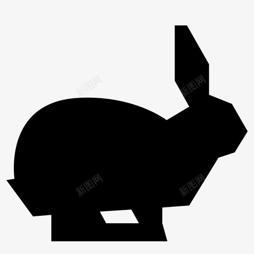 兔子耳朵快图标svg_新图网 https://ixintu.com 兔子 动物 友好 快 玩具 耳朵 跳