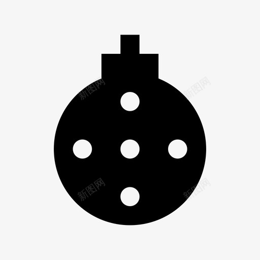圣诞饰品马克趣味图标svg_新图网 https://ixintu.com 圣诞和复活节材料设计图标 圣诞球 圣诞饰品 星星 气球 趣味 马克