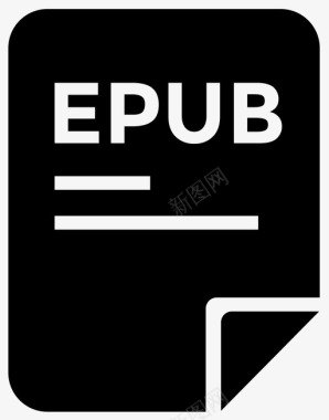 epub文件图形电子书图标图标