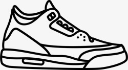 乔丹运动鞋运动鞋网球鞋耐克图标高清图片