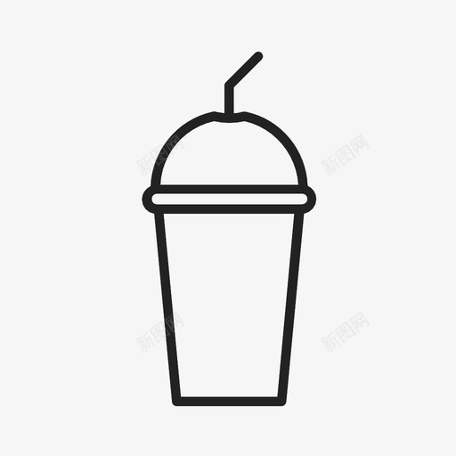 奶昔冰沙塑料图标svg_新图网 https://ixintu.com 冰沙 塑料 奶昔 奶油 巧克力 杯子 水果 甜品 饮料