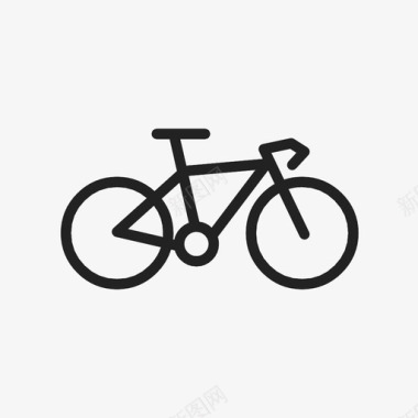 自行车放大宽图标图标