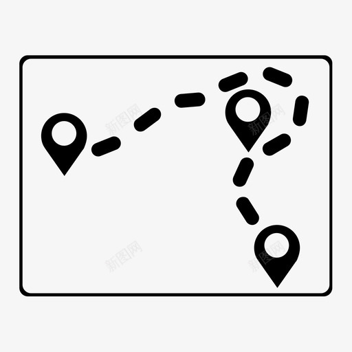地图冒险图像图标svg_新图网 https://ixintu.com 位置 冒险 图像 地图 方向 旅行 轨迹