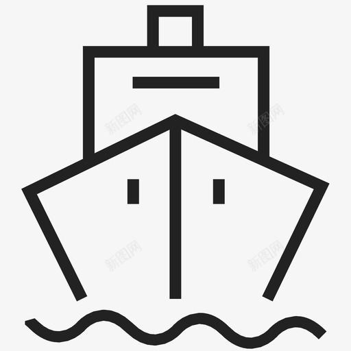 游船游轮信号图标svg_新图网 https://ixintu.com 信号 加上 指示 检查 海上旅行 游船 游轮 航运 货船 过境