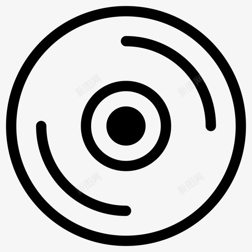 cd颤音潮汐图标svg_新图网 https://ixintu.com cd 唱片 声音 智能手机 最新技术 潮汐 跳动 长播放 音乐 颤音